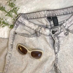 High Fade, Acid Washed Jeans Juniors